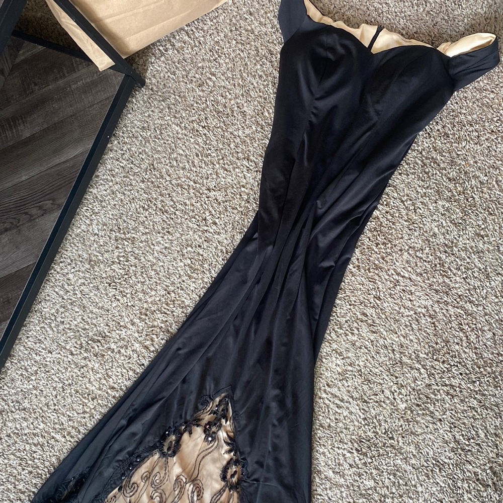 Beautiful black prom dress